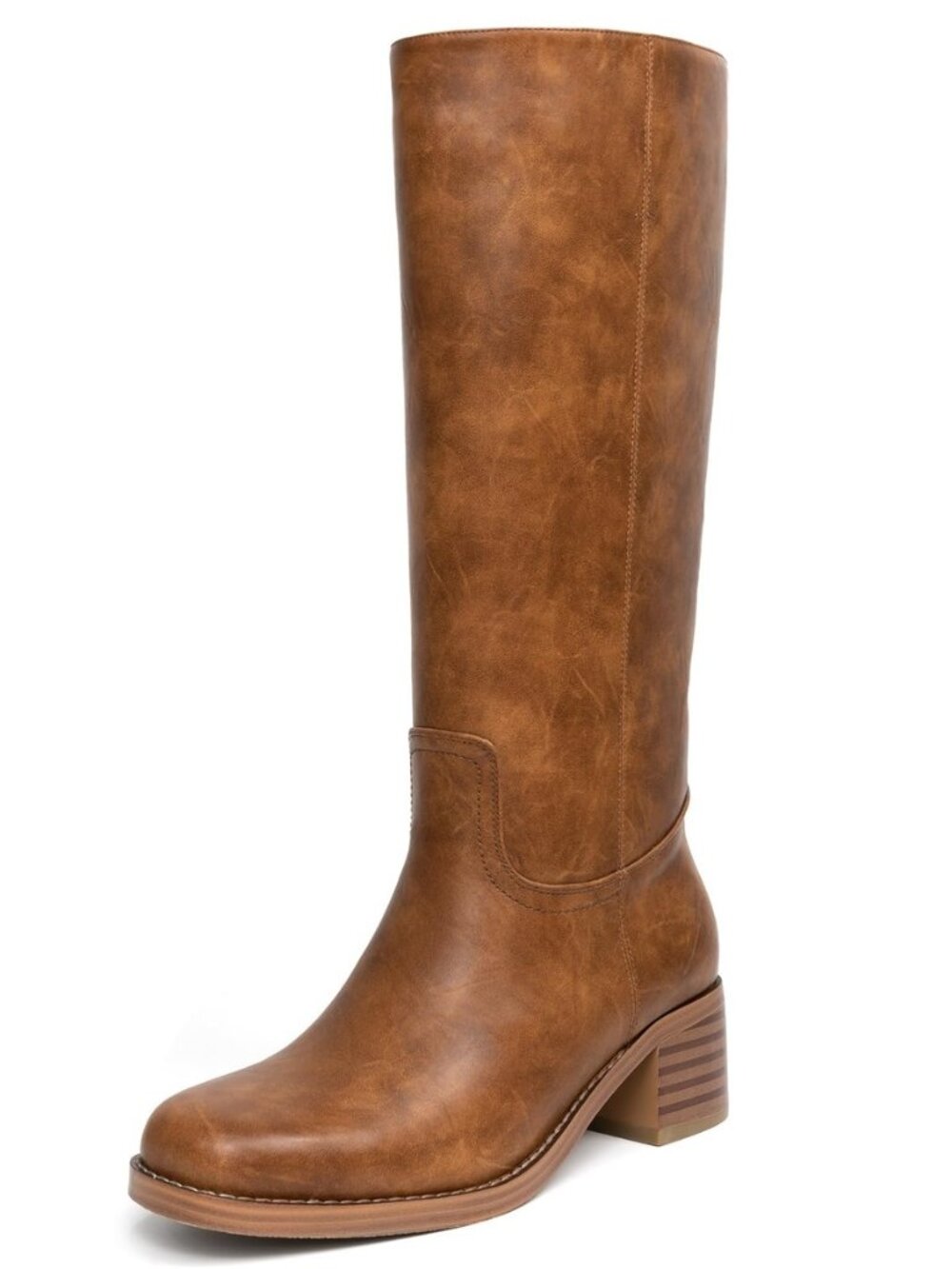 Women's Platform Knee High Riding Boots
